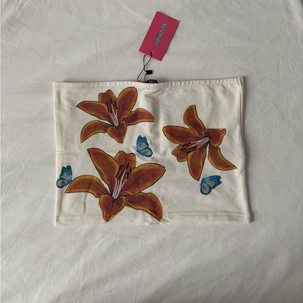 Edikted floral tube top